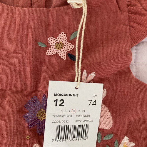Dpam Corduroy Dress New 12 Months 74cm
