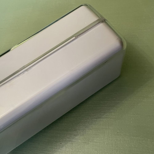 Donna Karan Sunglasses Case used, white velvet interior