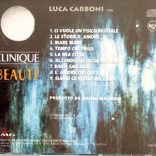 Luca Carboni Clinique CD unused, pop