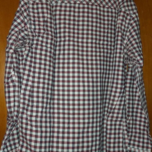 North Coast checked shirt like new, blue and red