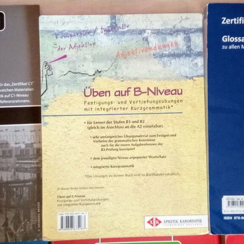 German Language Learning Books used, B2 Level, Set of 6
