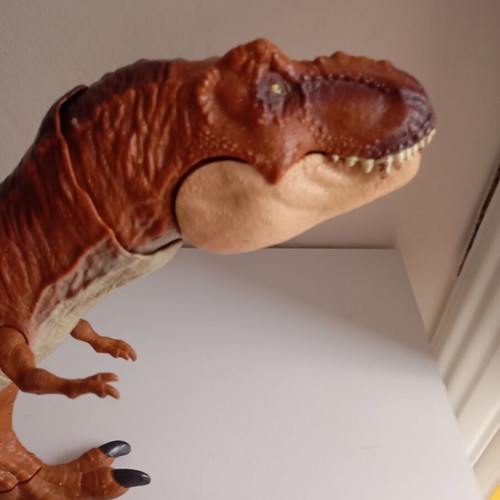 Jurassic World T-Rex action figure with sound and movement, 50cm