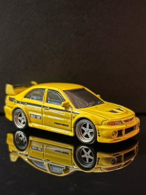 Hot Wheels Silver Series 90s Street Scene Mitsubishi Lancer Evolution Custom