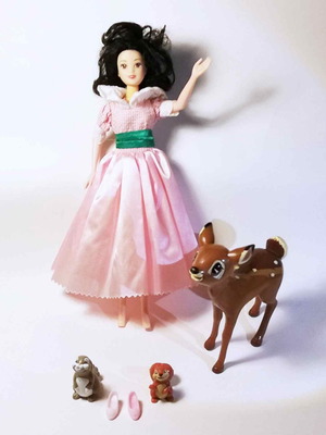 Κούκλα Disney Simba Snow White με ζωάκια μεταχειρισμένη