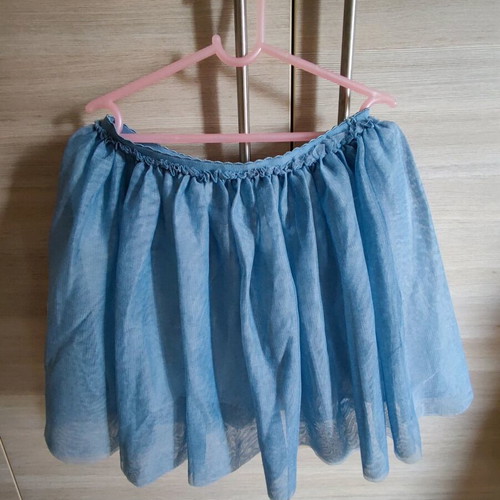 Mayoral tulle skirt like new, blue turquoise, size 152 cm