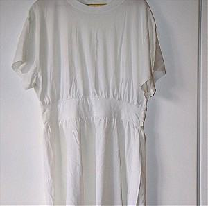 Λευκό Plus Size φόρεμα H&M