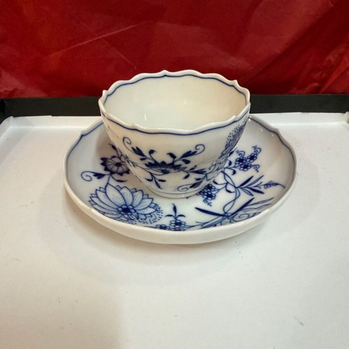 Meissen cup with plate like new