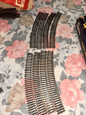 Atlas H0 American 18R train tracks used, pack