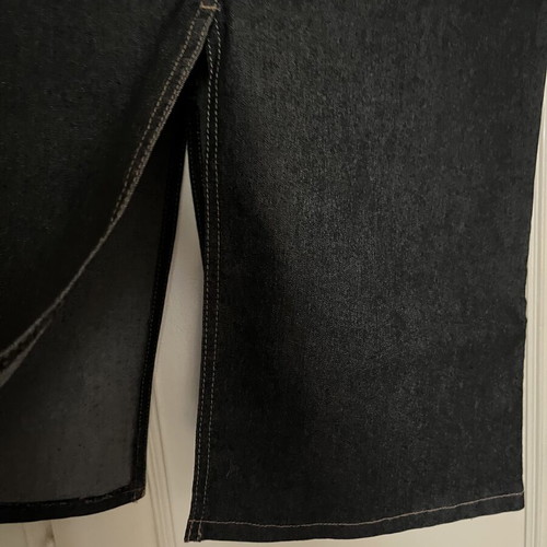 Mango denim skirt small, like new, black and grey