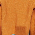 Zara orange sweater small, used