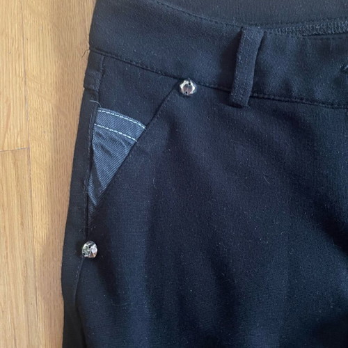Online women's pants new, fitted, elastic, black, size XS