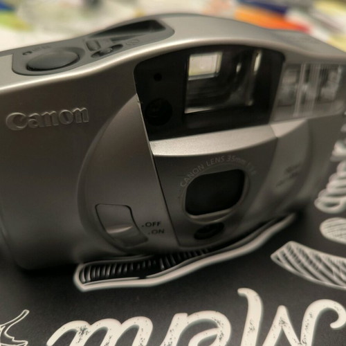 Canon Prima AF-9S film camera like new with 35mm lens and flash