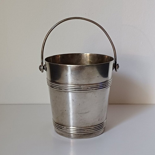 Christofle Gallia Biarritz Vintage Silver-Plated Ice Bucket used