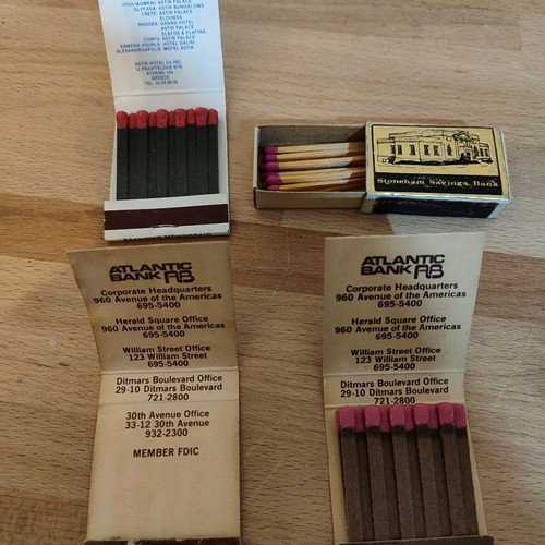 Matchboxes used, pack "Banks"