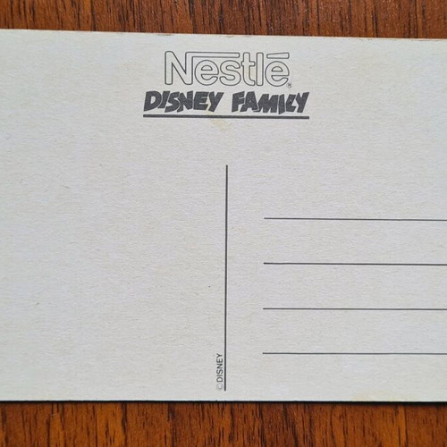 Nestlé Disney Family postcard like new