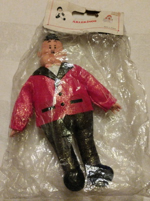 Doll "Chondros kai Lignos" Greek company sealed like new