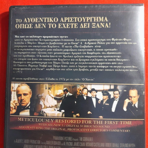 The Godfather DVD Trilogy new with subtitles