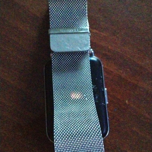 Huawei Watch Fit 2 silver smartwatch with metal strap