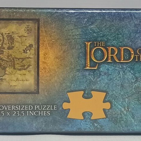 Noble Collection Lord of the Rings Middle Earth Map Puzzle new, 1000 pcs