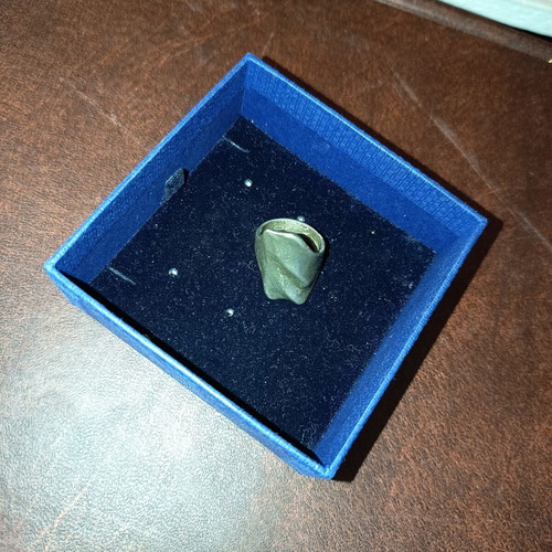 Ring No.2 silver, like new, elegant and solid