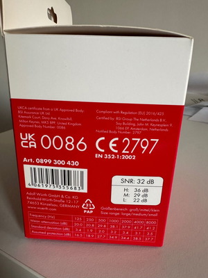 Würth Headphones with Headband new in box