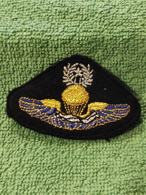 Parachutist Freefall Embroidered Badge for Officer Dress Uniform new