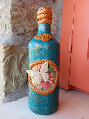 Decorative handmade bottle new