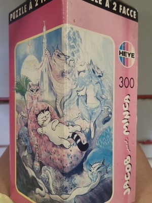 Heye double-sided 300-piece puzzle with cats by Sven Hartmann
