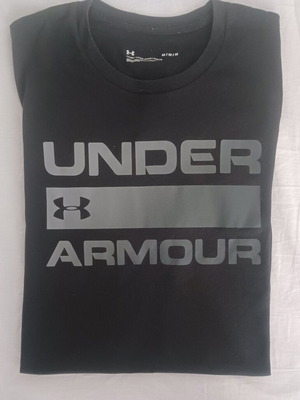 Under Armour T-shirt like new, size M, black and grey