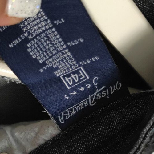 Jeans with strass like new, size M 38 10