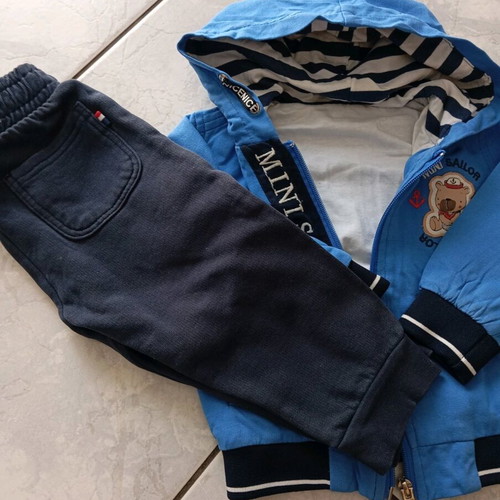 Polo tracksuit and orchestra sweatshirt set used for baby boy 12-18 months