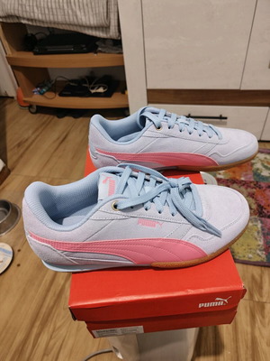 Puma Bella Donna SD women's sneakers new, size 39, pink and turquoise