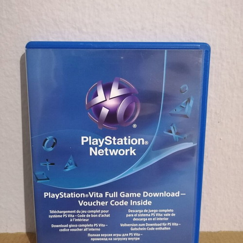 PlayStation Network case and cover for PS Vita, no game or code