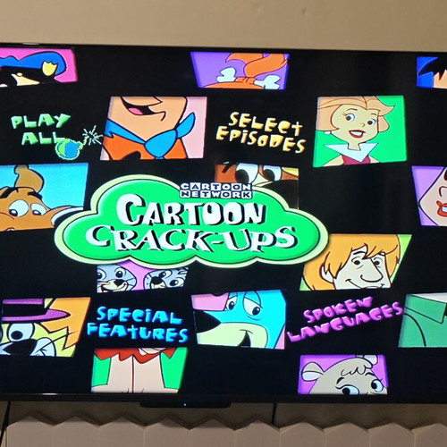 Cartoon Crack-Ups DVD collection with 7 Hanna-Barbera cartoons, used