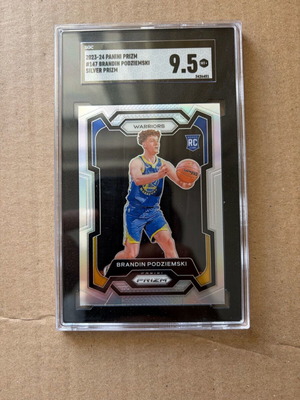 Panini Prizm Rookie Brandin Podziemski Silver Prizm σαν καινούργιο SGC 9.5