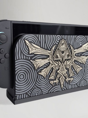 3D Printed Faceplate Cover for Nintendo Switch 2 Dock