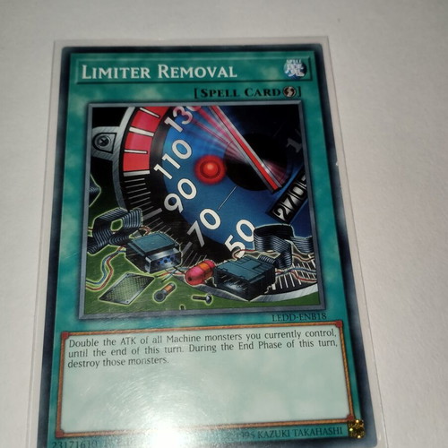 Limiter Removal Yu-Gi-Oh! spell card, common rarity