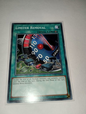 Limiter Removal Yu-Gi-Oh! spell card, common rarity