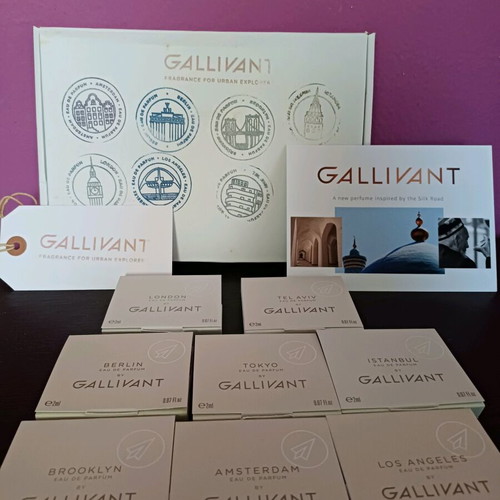 Gallivant tester sample set 8 × 2ml like new