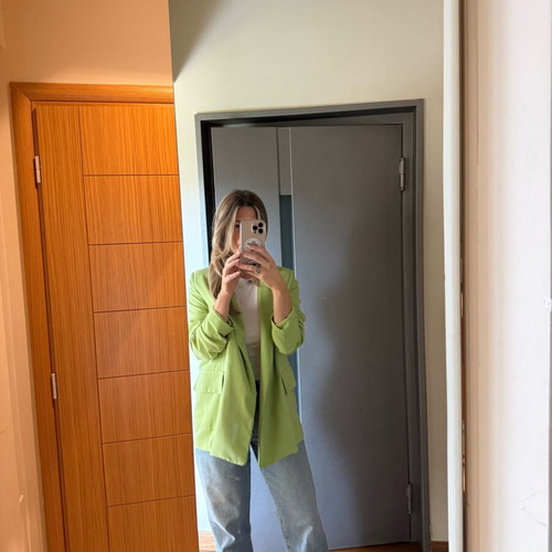 Vassia Kostara jacket like new, green, loose fit