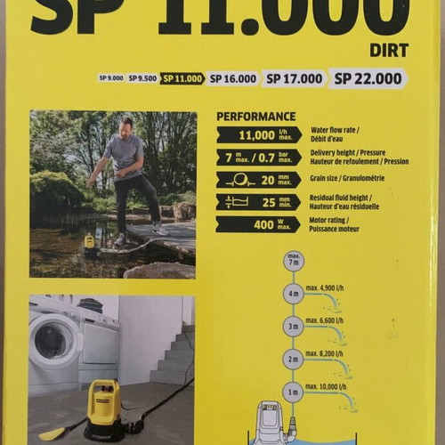 Kaercher Submersible Dirty Water Pump SP 11.000 Dirt new