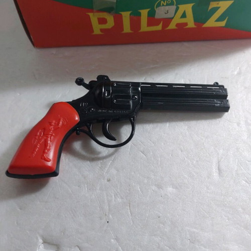 PILAZ N3 metal cap guns toys new, 1970s