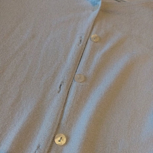 H&M cardigan size M like new, baby blue