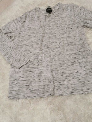 Pull&bear Men's Long Sleeve Shirt L used, gray