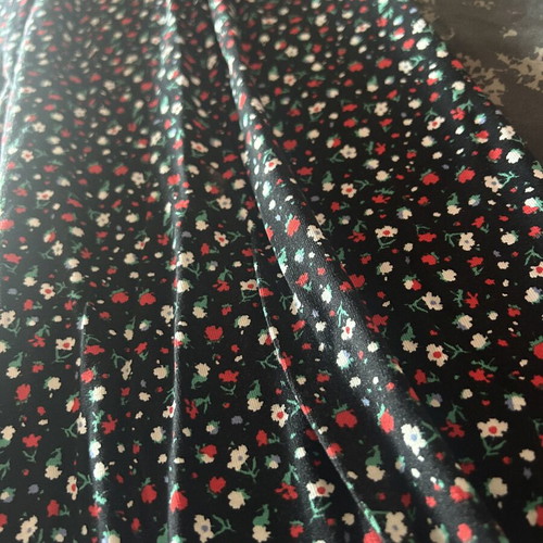 Floral summer bodysuit Kiabi like new, black multicolor, size M