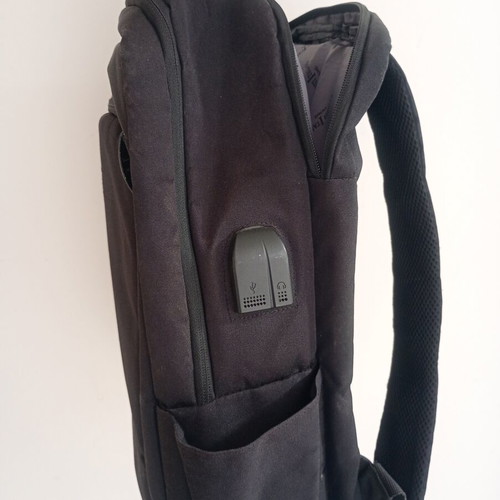 Artisti Italiani backpack used, suitable for laptop transport, black