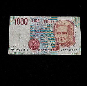 ΙΤΑΛΊΑ, 1000 ΛΙΡΕΣ 1990.