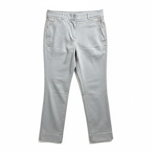 Canda light grey cropped trousers size L