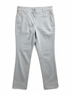 Canda light grey cropped trousers size L
