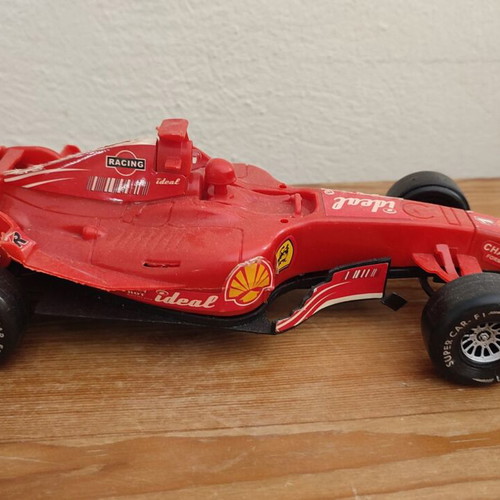 Formula 1 toy cars used, set of 4 plastic racing cars
